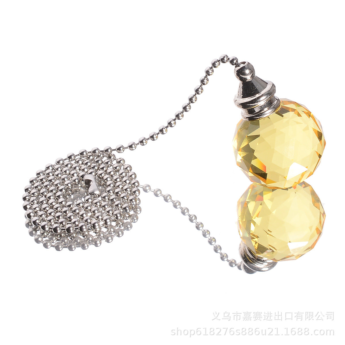 Wholesale Colorful Lighting Ball Bead Chain Crystal Pendant